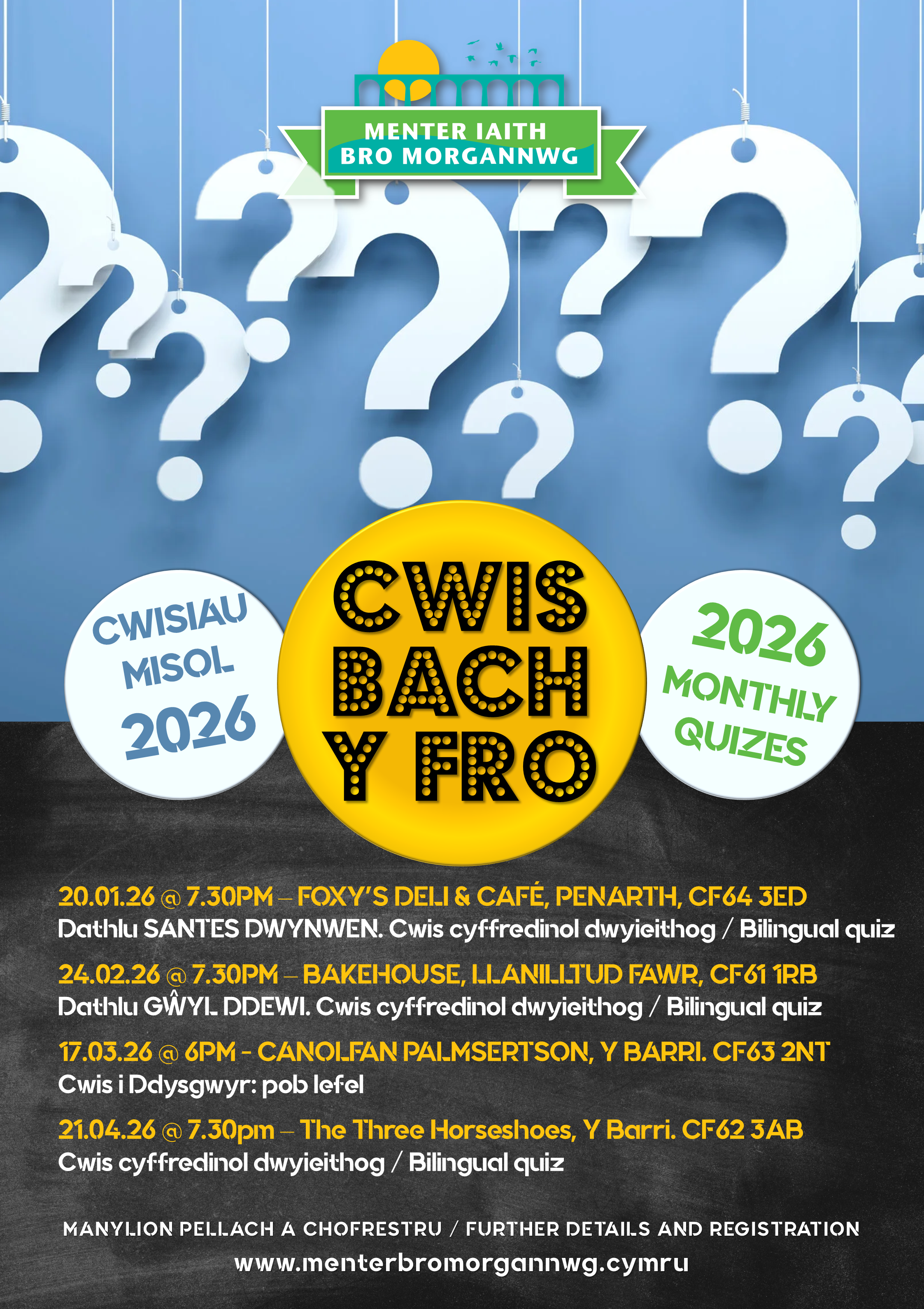 Cwis Bach y Fro Quiz 2026
